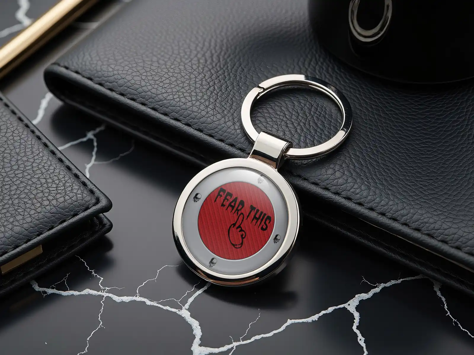 Key Chain Custom Metallic Sturdy Max
